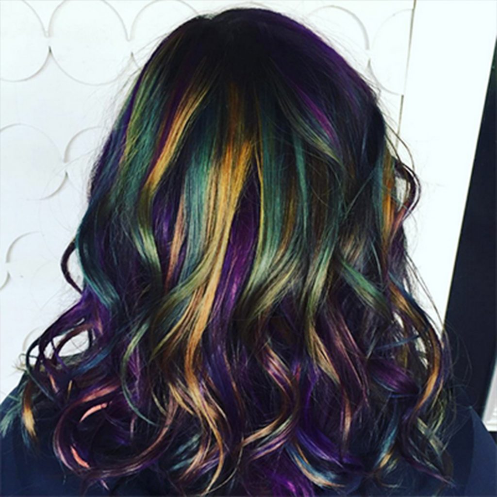 How To Create Oil Slick Hair Tricoci University Of Beauty Culture